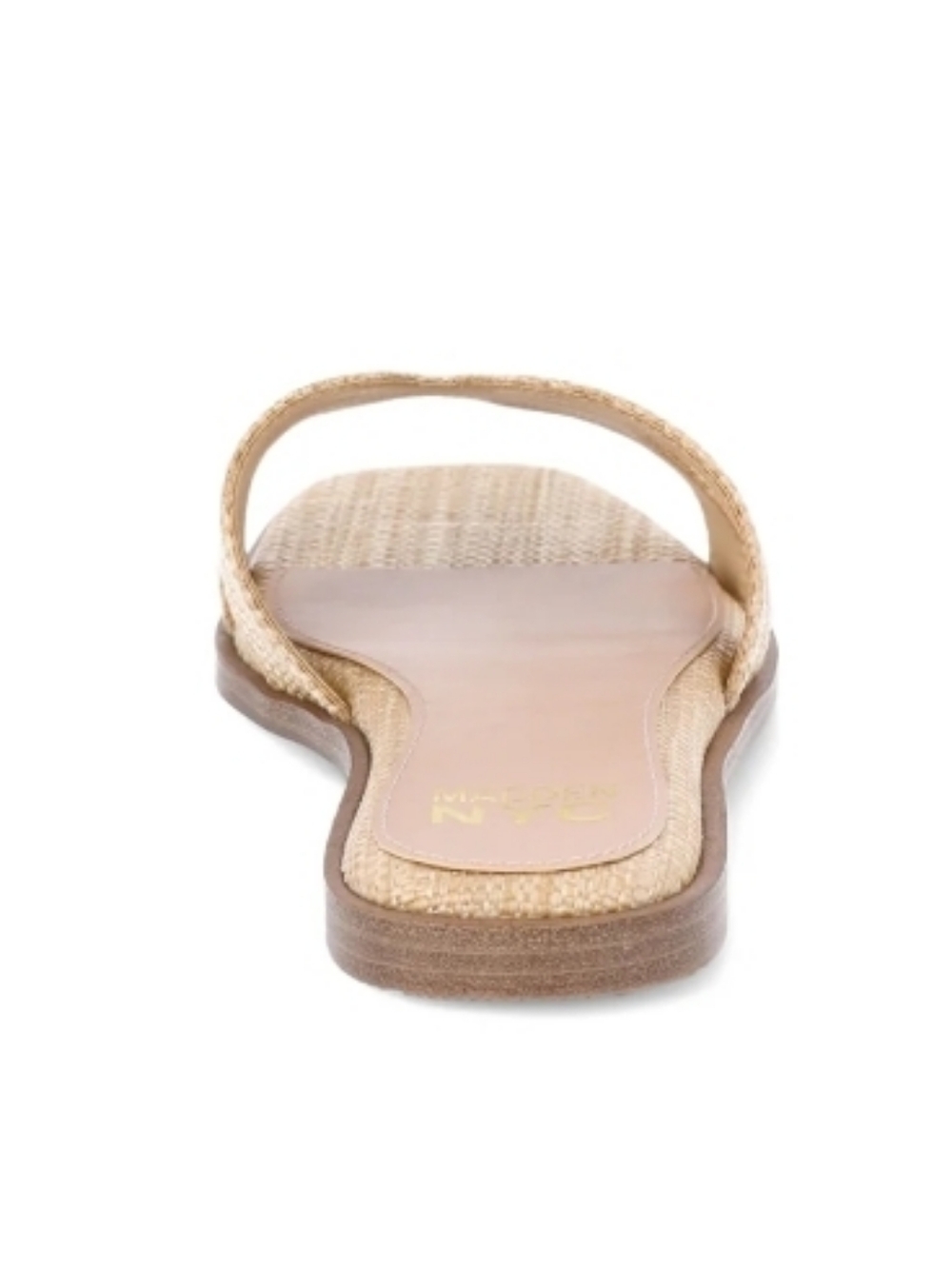 Madden NYC H-Band Style Sandal Slides In 'Raffia', Sz 10, NWOT - Picture 4 of 13